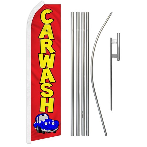 Carwash advertising super - "carwash",