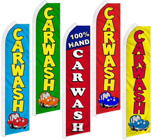 Car wash advertising - wash, flutter