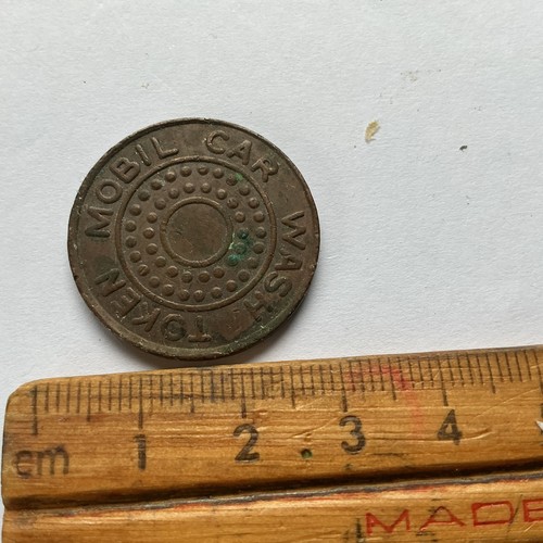 Mobil car wash token - mobil,