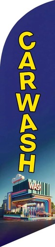 Car wash advertising feather - wash,